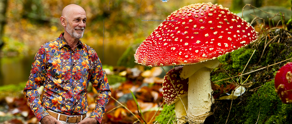 overhemd met print herfst