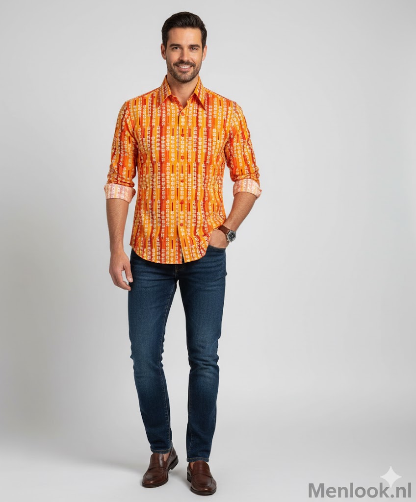 Waarom een Heren Overhemd met Print in Retro Stijl Onmisbaar is in Jouw Garderobe