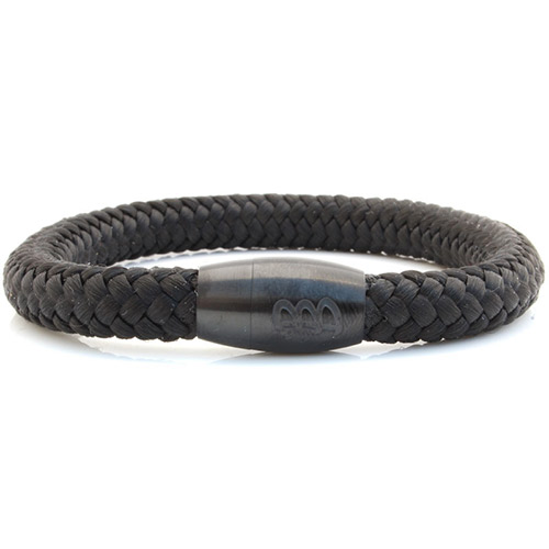 bad ass bracelets steel  rope midnight 8 mm