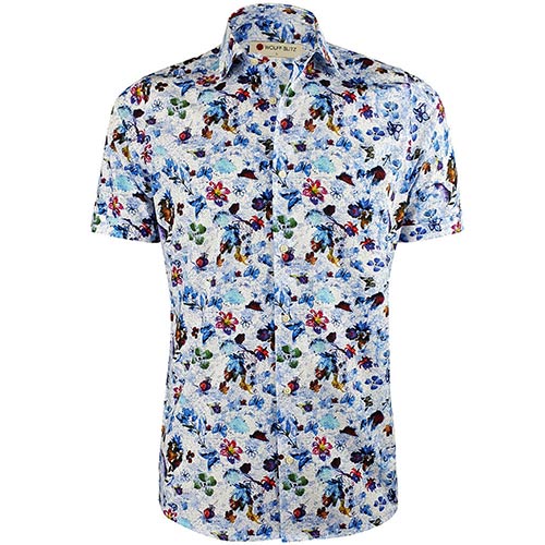 Voorkomen Verdraaiing weten Bloemen blouse korte mouw Blue Heaven kopen? | Menlook