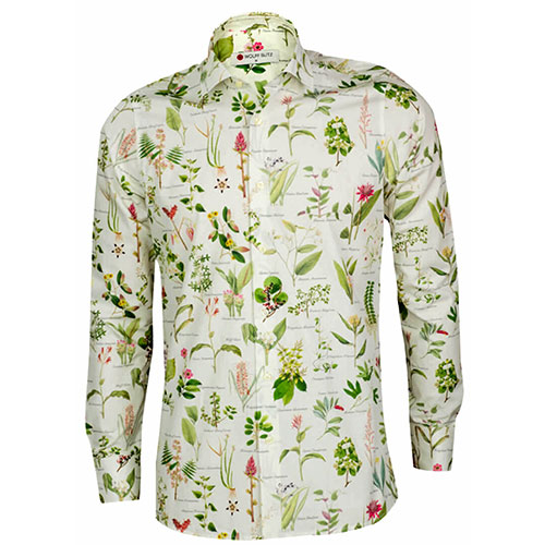 botanisch print overhemd