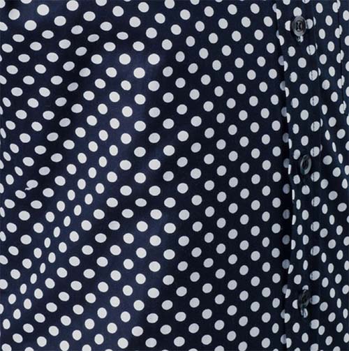 chenaski polka dots black white