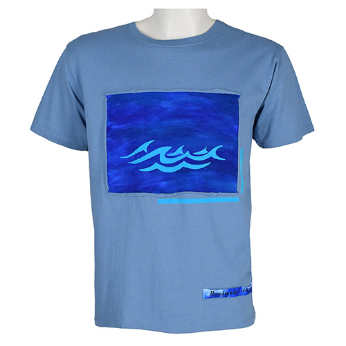 designer t-shirt ocean wave