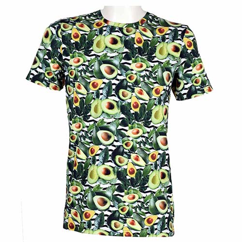 heren t shirt avocado print
