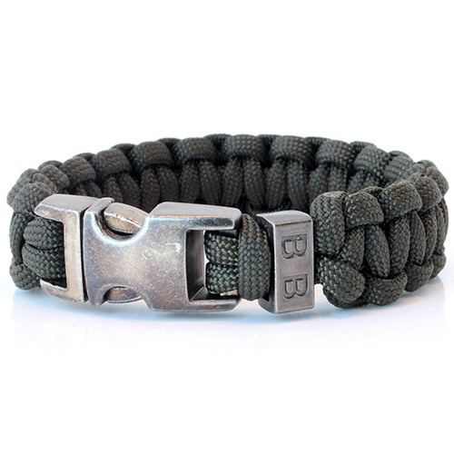 Ontslag Dislocatie deugd Stoere armband heren Steel & Cord Army Green is een stoere eigentijdse heren  armband