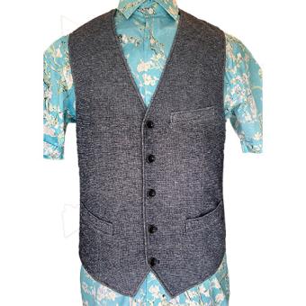 blauw gilet heren cg