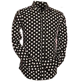chinaski polko dots zwart wit