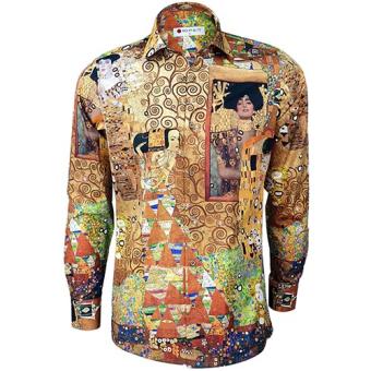 overhemd gustav klimt print