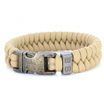 paracord armband viper light brown