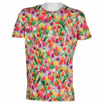 t shirt met tulpen