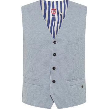 blauw gilet heren