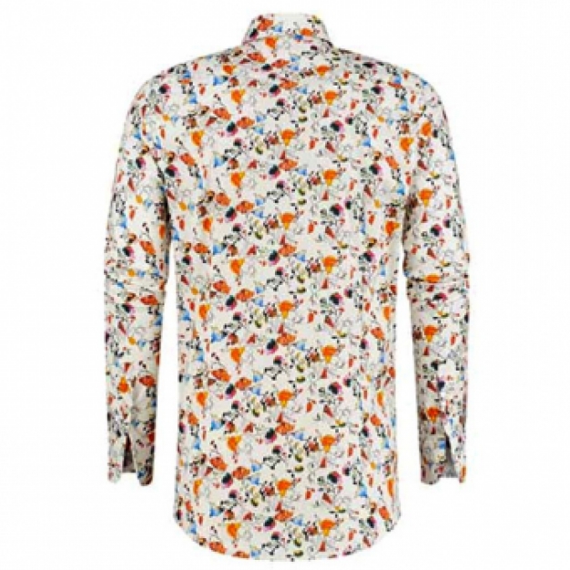 bloemen blouse met blaadjes
