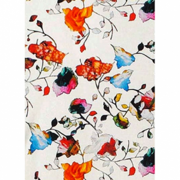 bloemen print overhemd bright leaves