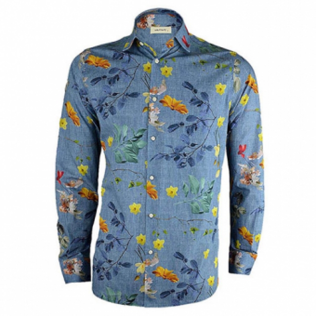 bloemen print overhemd floral seasons 2