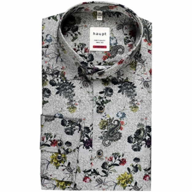 bloemenprint heren overhemd