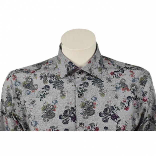 bloemetjes print overhemd