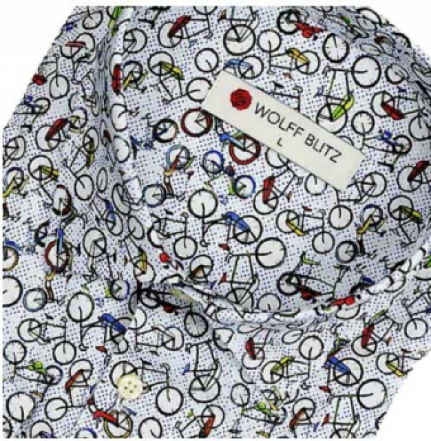 blouse korte mouw heren fiets