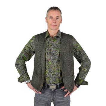 casual gilet heren groen