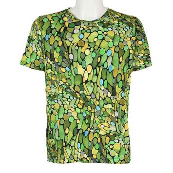 groen t-shirt color stone print