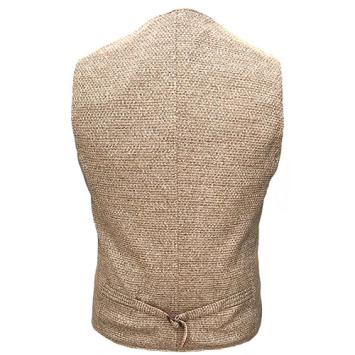 heren gilet beige