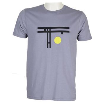 leuk t shirt lines yellow dot