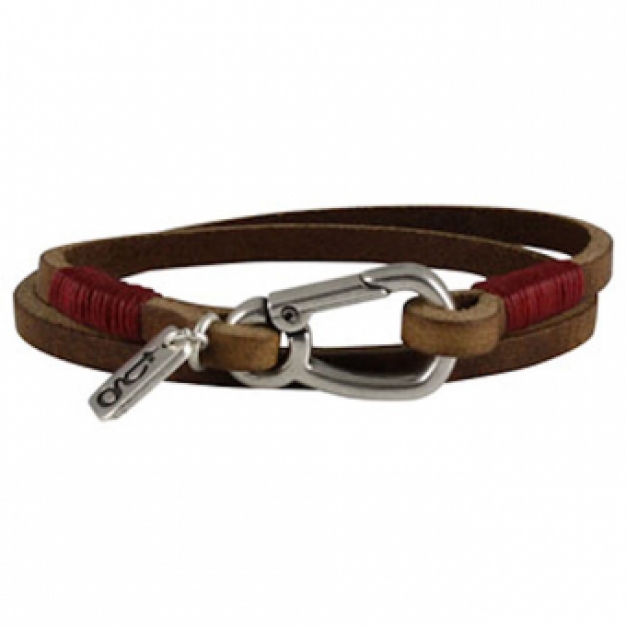 mannen armband hook brown