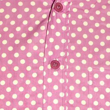 polka dots lila creme overhemd
