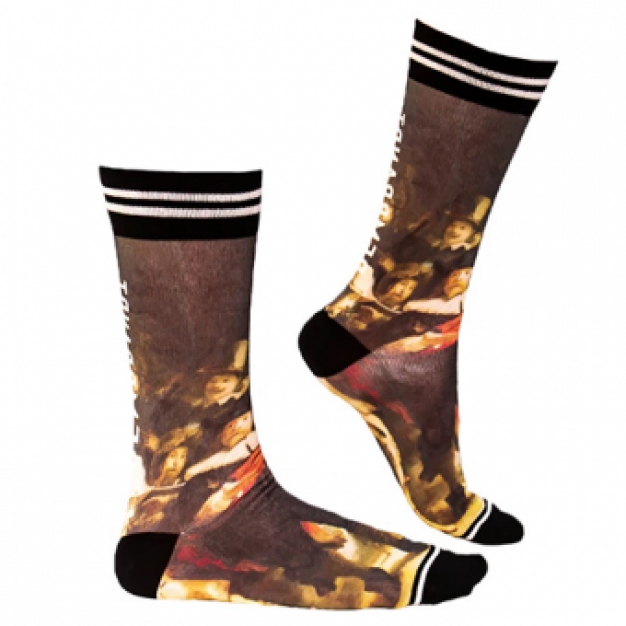 sock my feet nachtwacht rembrandt