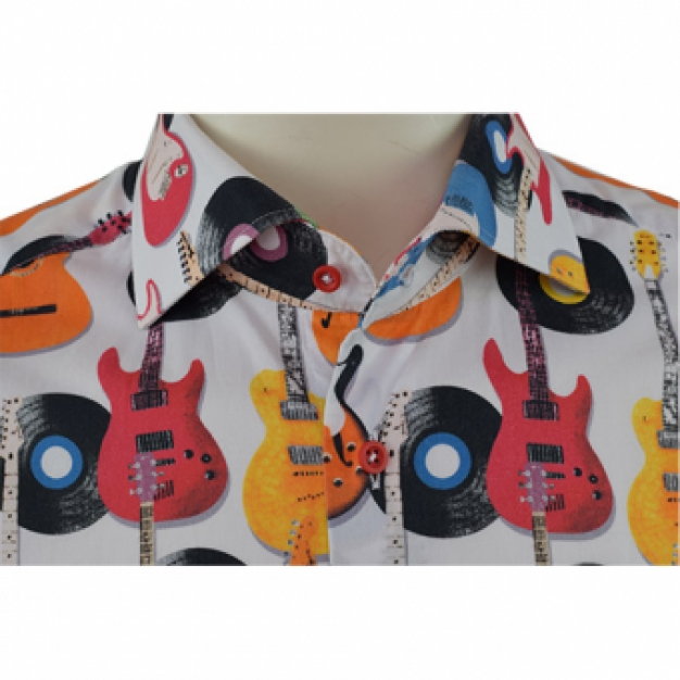 vintage overhemd gitaar lp 4