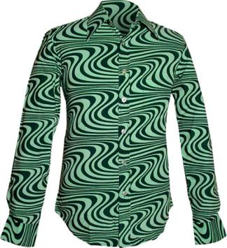 wavyline mint dark green chenaski